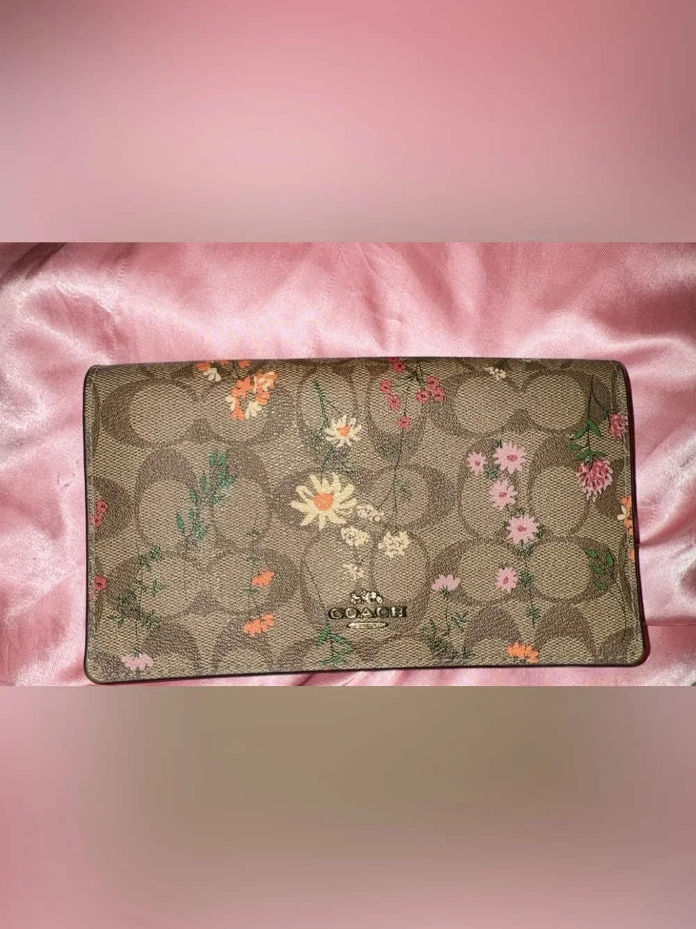 Coach floral leather